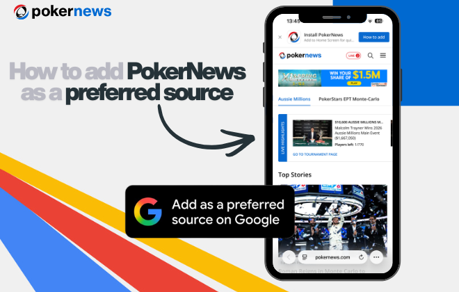 Jak ustawić PokerNews jako preferowane źródło wiadomości w Google