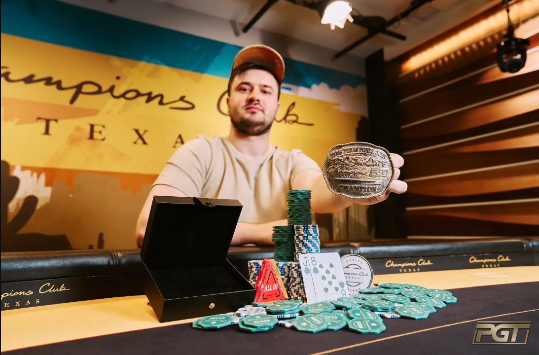 Vladyslav Shovkovyi Triumfuje w PGT Texas Poker Open Main Event, Zdobywając 180 000 $