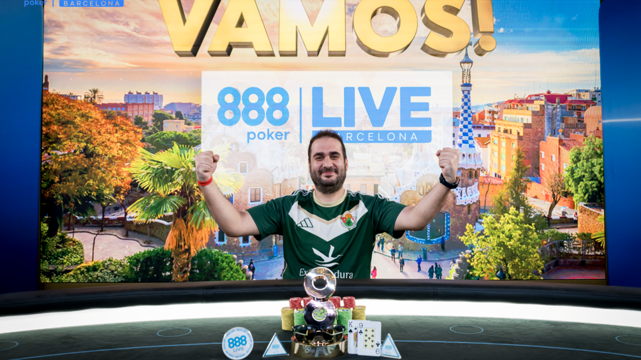 Alvaro Murciano triumfuje w Main Evencie 888poker Live Barcelona, zdobywając upragnione trofeum
