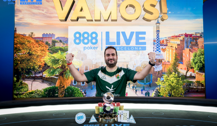 Alvaro Murciano triumfuje w Main Evencie 888poker Live Barcelona, zdobywając upragnione trofeum