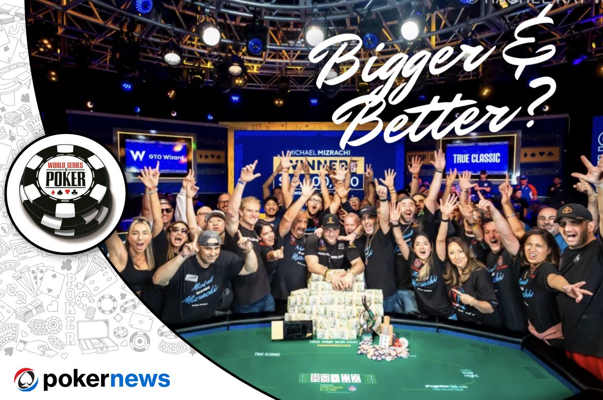 Scena podczas turnieju pokerowego World Series of Poker