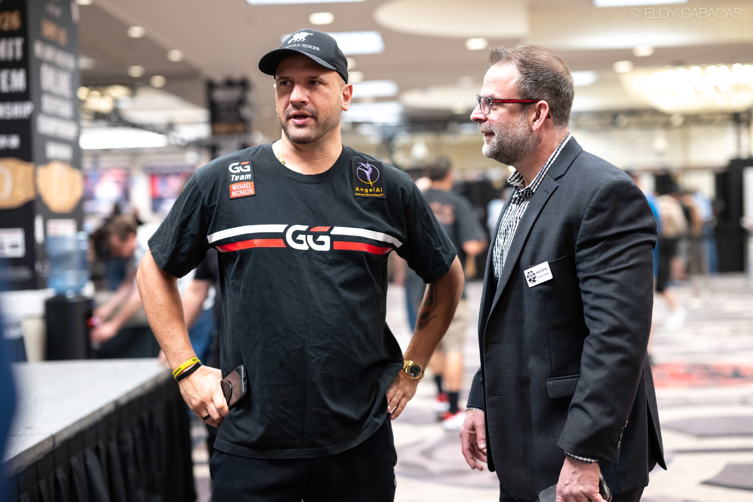 Gracze przy stołach podczas turnieju World Series of Poker w Las Vegas