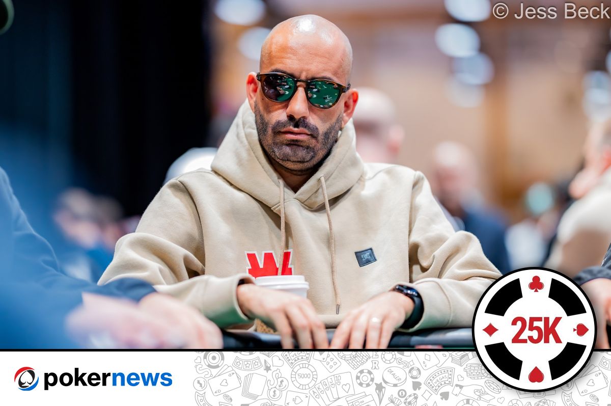 Joao Vieira podczas turnieju pokerowego na World Series of Poker