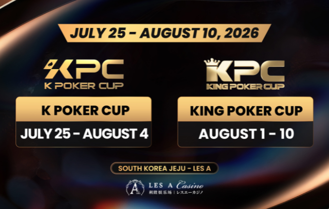 K Poker Cup i King Poker Cup powracają na Jeju z 17-dniowym festiwalem