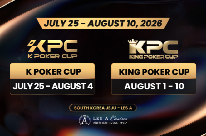 K Poker Cup i King Poker Cup powracają na Jeju z 17-dniowym festiwalem