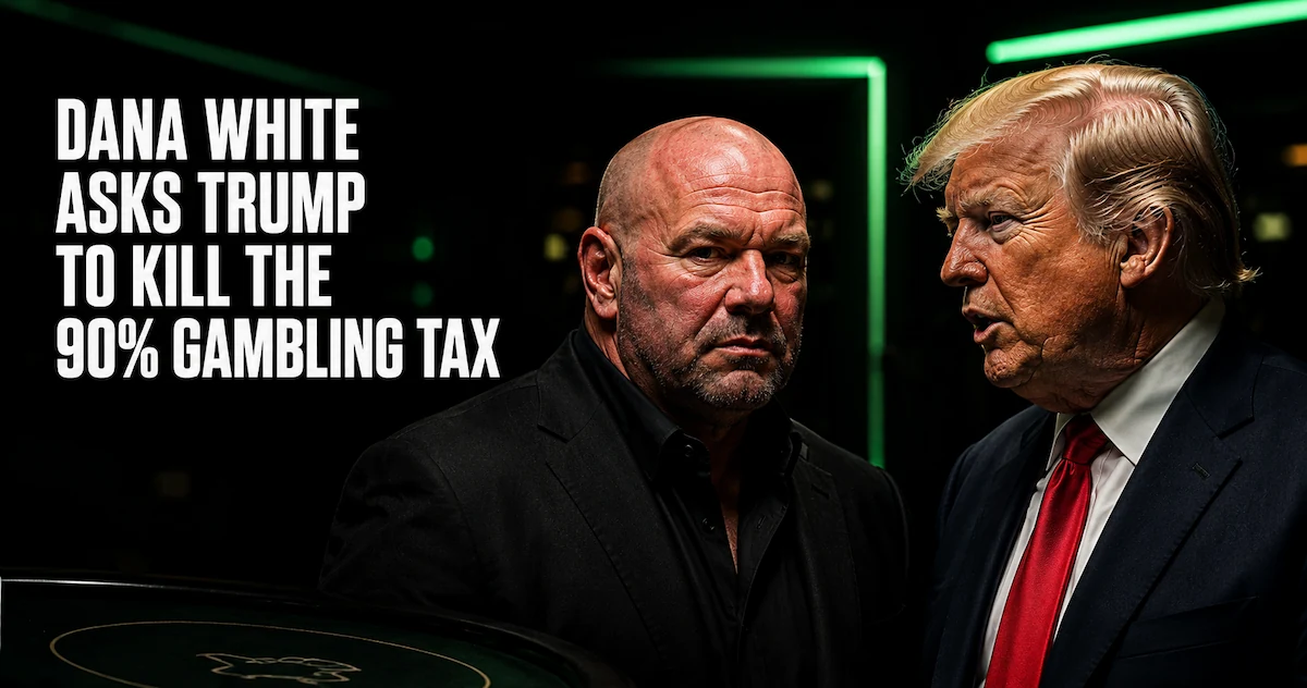 Dana White prosi Trumpa o zniesienie limitu 90% odliczenia strat w grach hazardowych