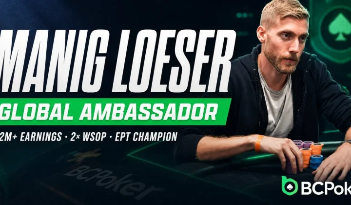 Manig Loeser Ambasadorem BCPoker: Szczegóły Partnerstwa