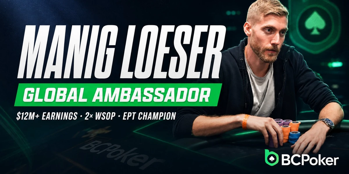 Manig Loeser Ambasadorem BCPoker: Szczegóły Partnerstwa