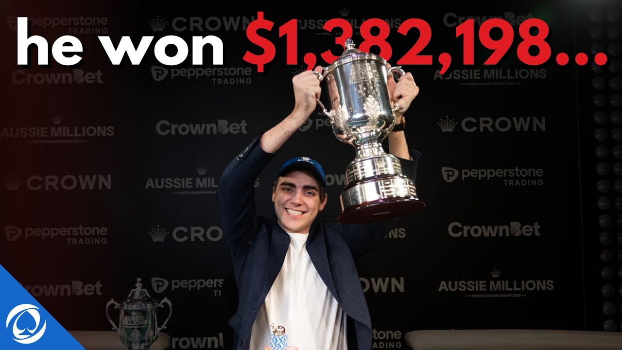 Malcolm Trayner triumfuje w Main Evencie Aussie Millions 2026