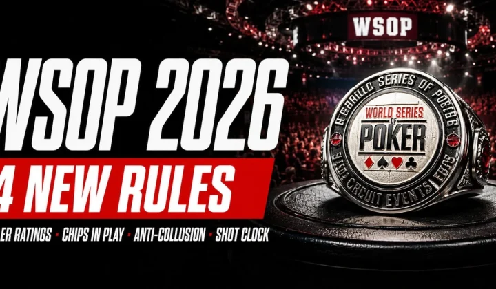 WSOP 2026: Zmiany w zasadach dotyczące dealerów, rejestracji i antykoluzji