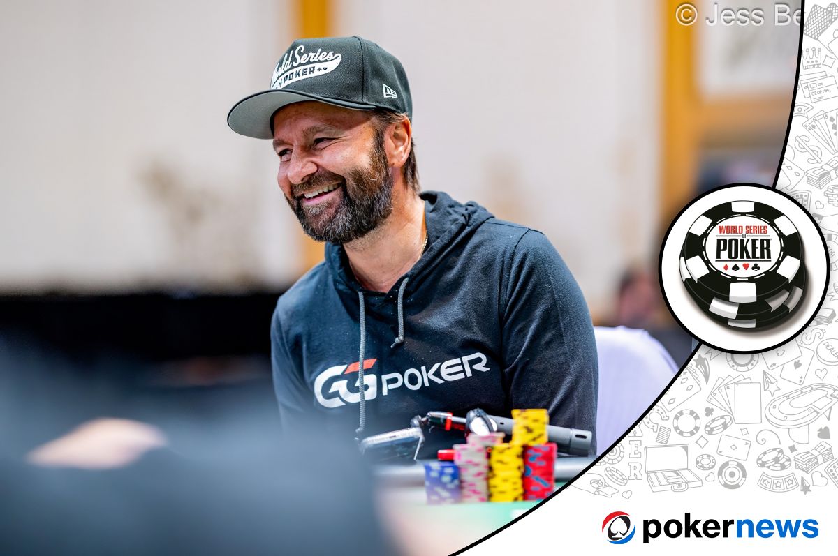 Daniel Negreanu przy stole pokerowym podczas turnieju WSOP