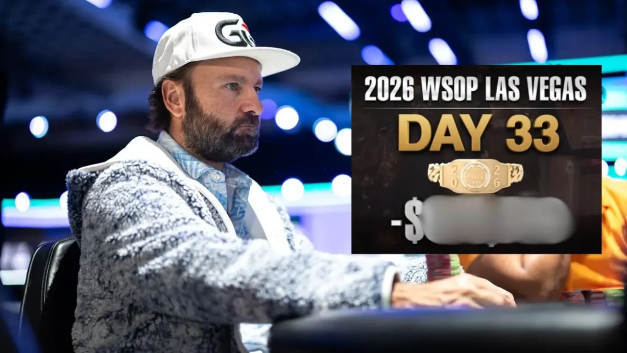 Daniel Negreanu z ogromną stratą na WSOP 2026 – ponad milion dolarów wpisowego, ale wynik na minusie