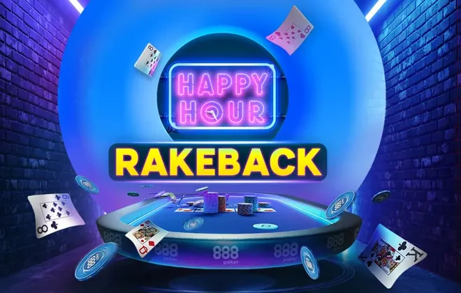 Serwis 888poker wprowadza specjalną promocję dla swoich graczy cash game, oferując zwiększony rakeback w określonych godzinach. Od 17 do 23