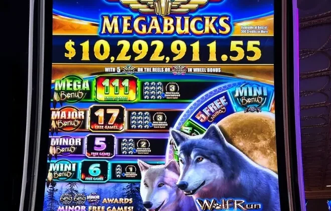 Szczęśliwy gracz z Atlanty wygrał ponad 10 milionów dolarów na automacie Megabucks w Las Vegas
