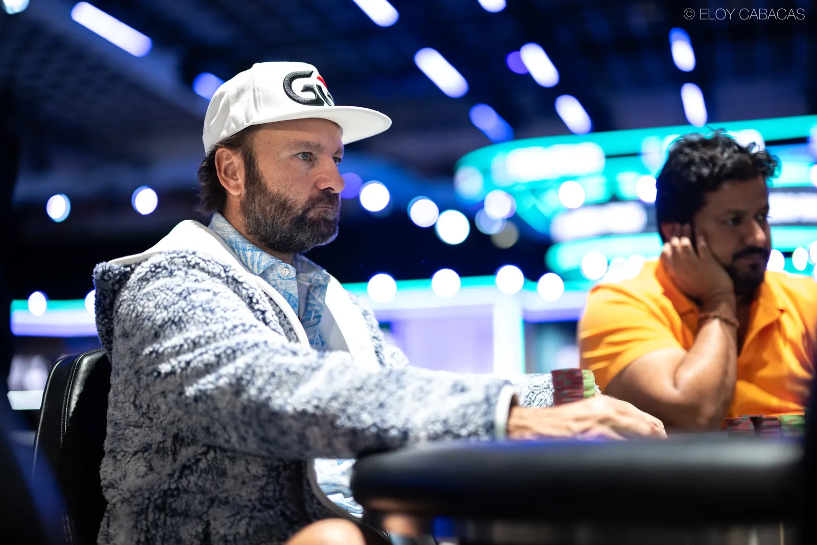 Daniel Negreanu podczas gry w turnieju pokerowym WSOP