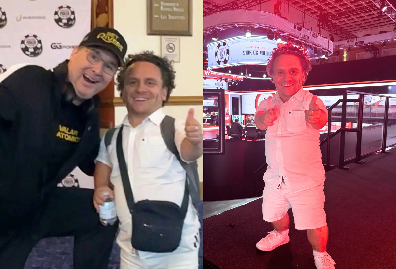 Robert van Twillert, znany jako "Mały Holender", grający w pokera podczas World Series of Poker.