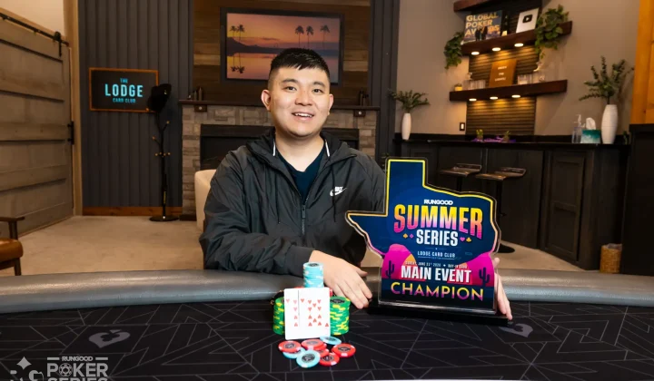 Bohuai Jiang triumfuje w Main Evencie RGPS Summer Series na The Lodge