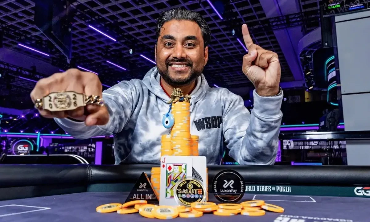 Prashanth Nataraj odniósł swoje pierwsze zwycięstwo w World Series of Poker (WSOP), zdobywając bransoletkę w $500 No-Limit Hold’em Salute to