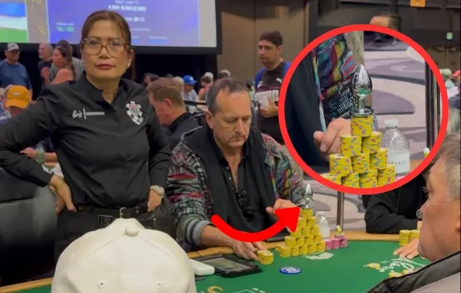 Podczas trwającej edycji World Series of Poker (WSOP) jeden z uczestników turnieju $1,000 Super Seniors znalazł się w centrum uwagi z powodu