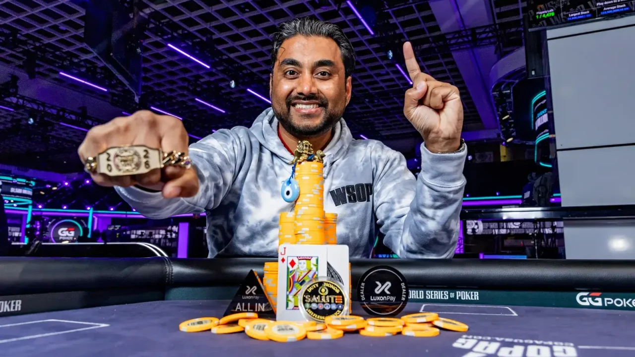 Prashanth Nataraj z pierwszym bransoletą WSOP w turnieju Salute to Warriors