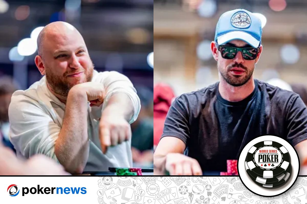 Gracze przy stole pokerowym podczas turnieju World Series of Poker
