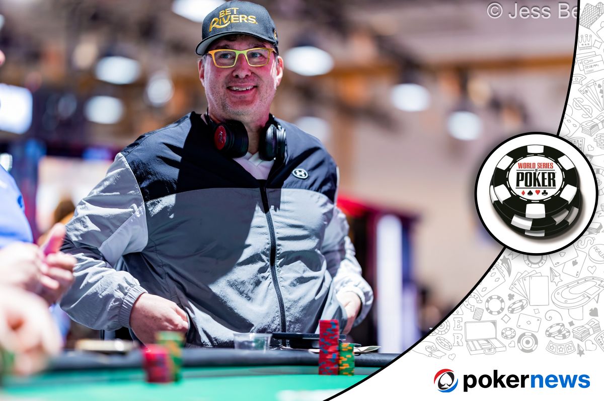 Gracze przy stole pokerowym podczas turnieju World Series of Poker