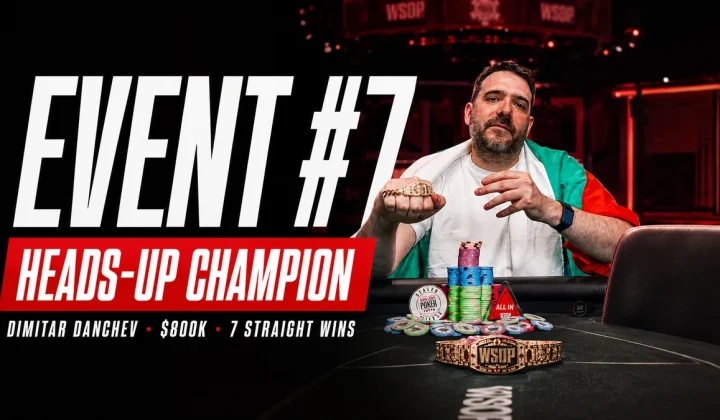 Dimitar Danchev triumfuje w Mistrzostwach WSOP 2026 Heads-Up Championship za 800 000 $