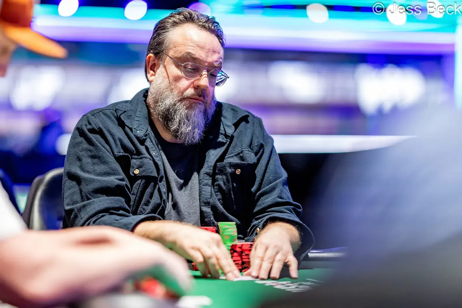 Gracze przy stole pokerowym podczas turnieju World Series of Poker 2026