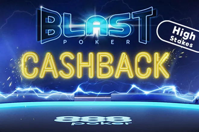 Gracze BLAST na wysokich stawkach w 888poker mogą liczyć na atrakcyjny rakeback do 40%