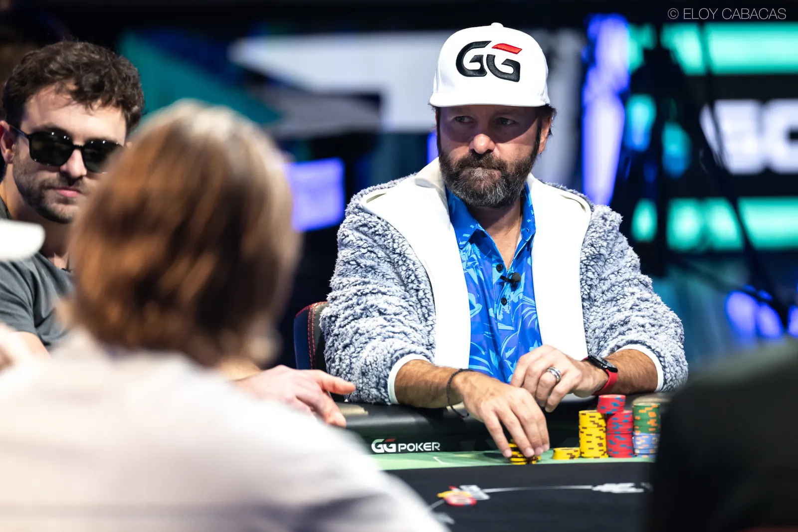 Stół do gry w pokera podczas turnieju na World Series of Poker