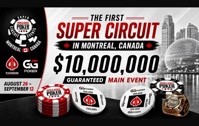 WSOP Super Circuit zawita do Montrealu: 18 pierścieni do zdobycia i gwarantowane 10 milionów dolarów w Main Evencie