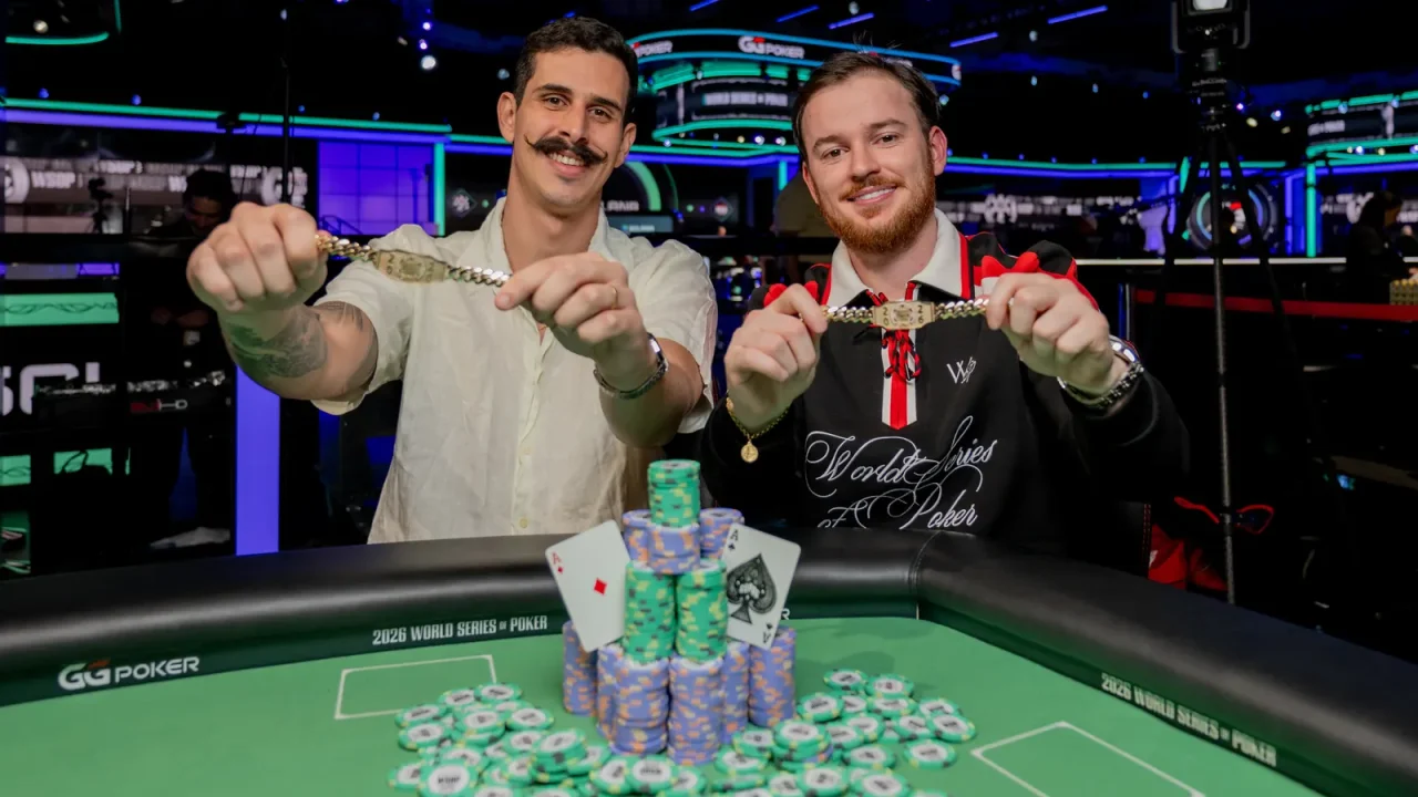Brazylijczycy Breno Drumond i Henrique Lessa triumfują w Tag Team na WSOP 2026