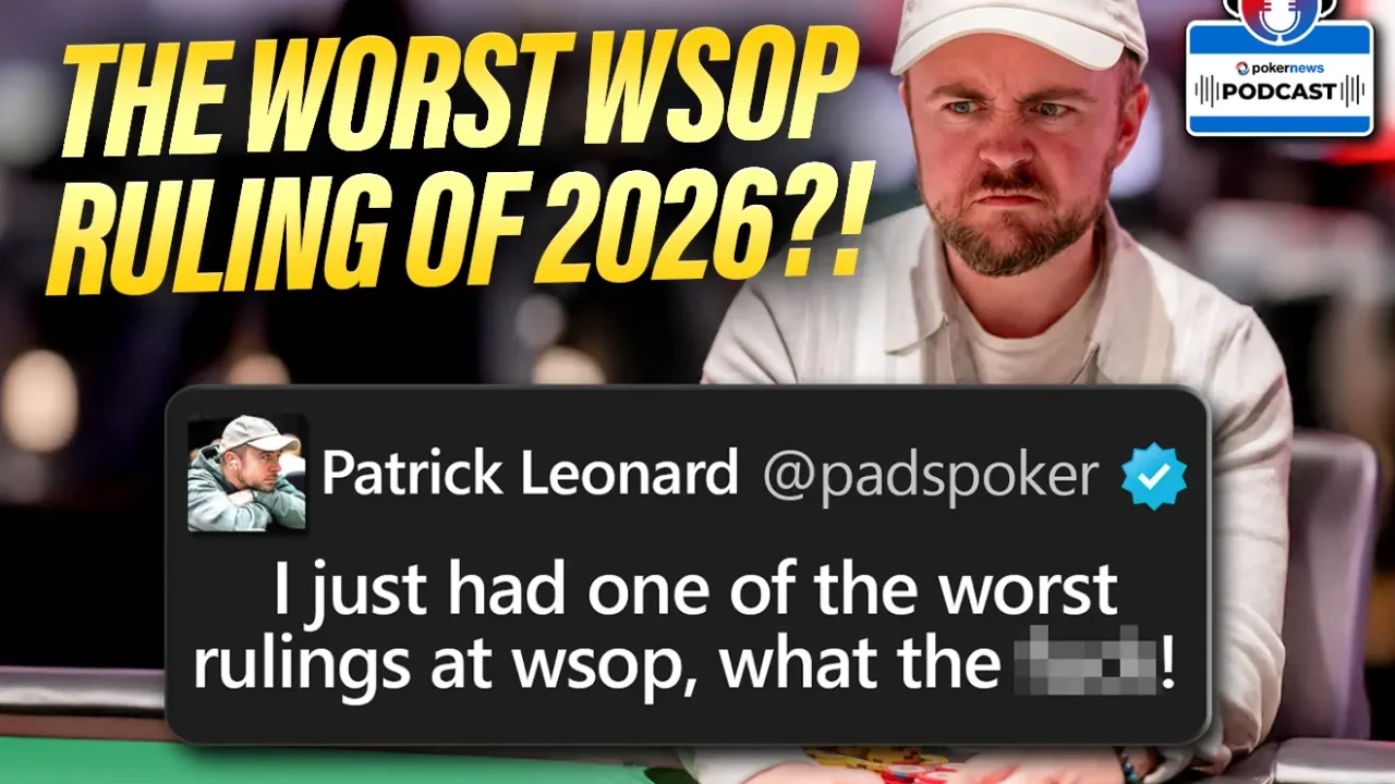 Najnowszy odcinek PokerNews Podcast, numer 980, zagłębia się w kontrowersyjną decyzję podczas tegorocznej World Series of Poker (WSOP), któr