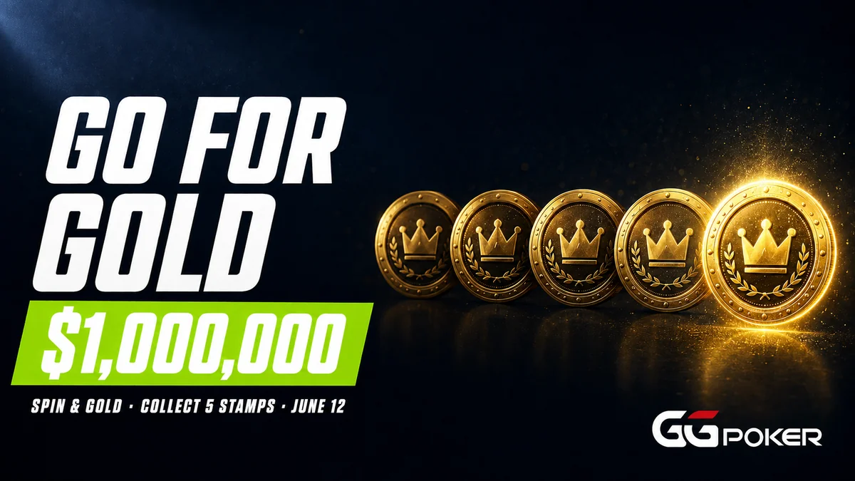GGPoker powraca z promocją „Go for Gold” – do zgarnięcia milion dolarów