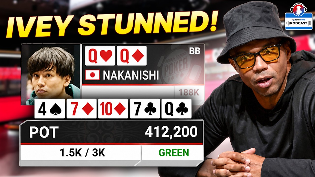 Phil Ivey w centrum uwagi: Niesamowita ręka na WSOP i inne gorące tematy z PokerNews Podcast