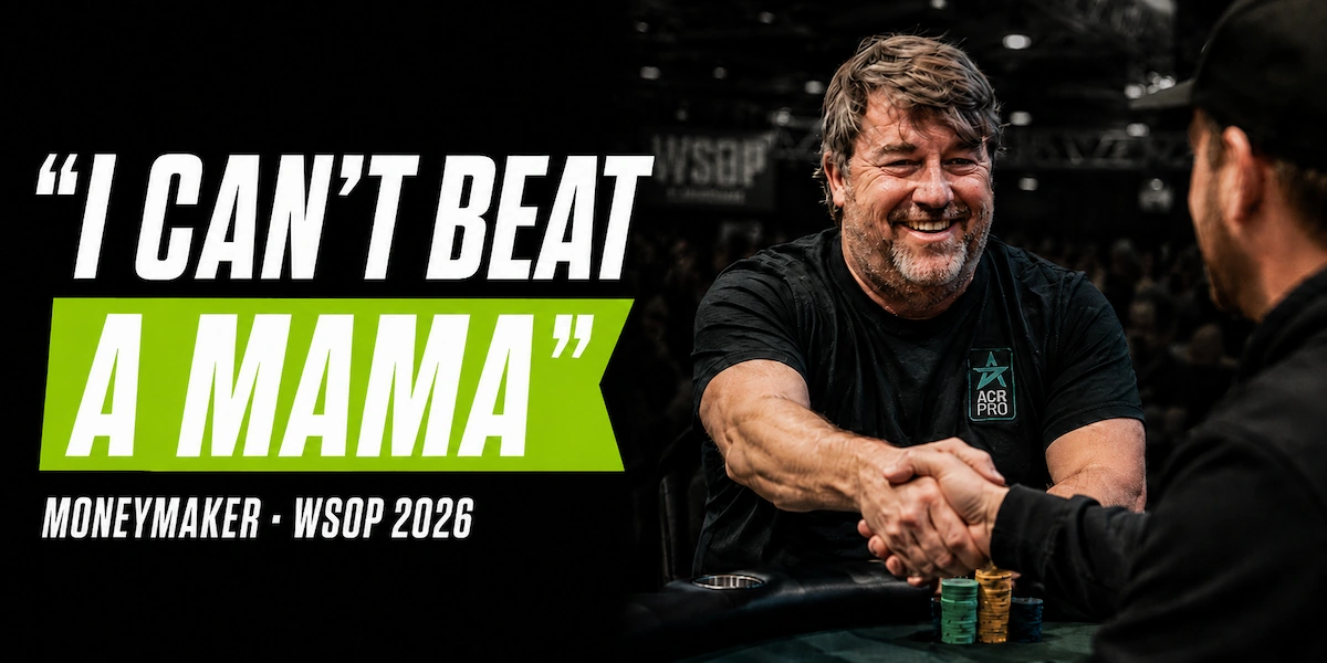 Chris Moneymaker po przegranej w WSOP: „Nie pokonam mamy”
