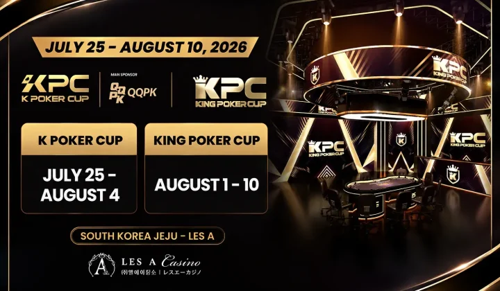 K Poker Cup na Jeju: tydzień do startu serii z gwarancją 2 mld KRW