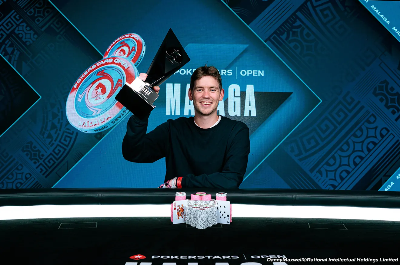Pokerzyści przy stole finałowym turnieju PokerStars Open Malaga