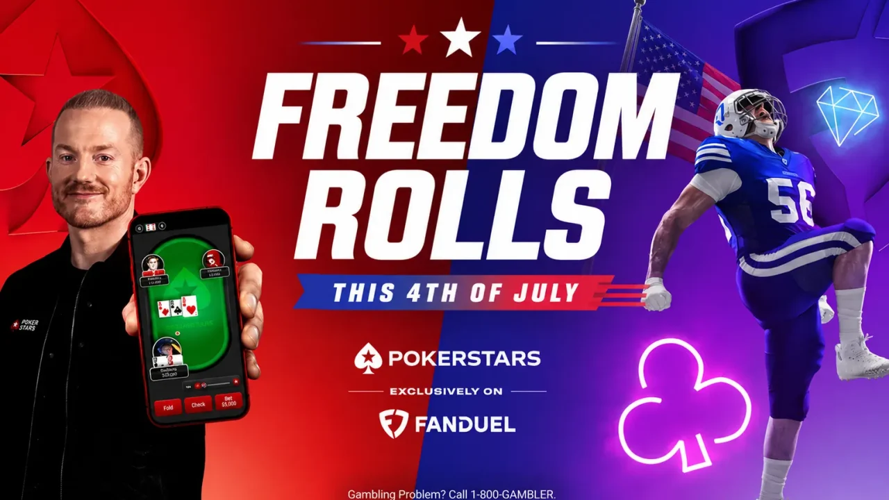 PokerStars na FanDuel świętuje Dzień Niepodległości darmowymi turniejami z pulą $250