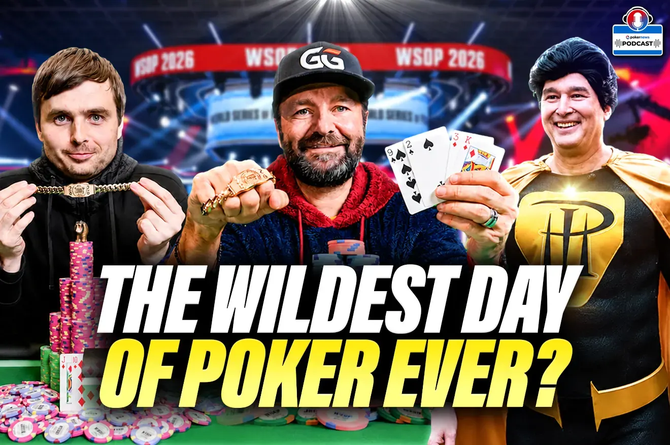 Daniel Negreanu przy stole pokerowym podczas World Series of Poker