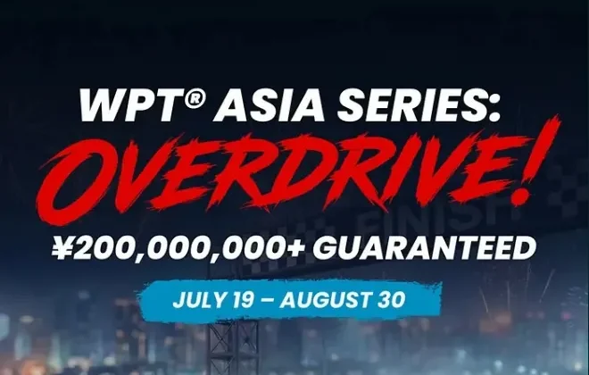 WPT Global Overdrive: Rusza seria z pulą 2 000 000 ¥ w cotygodniowych liderboardach
