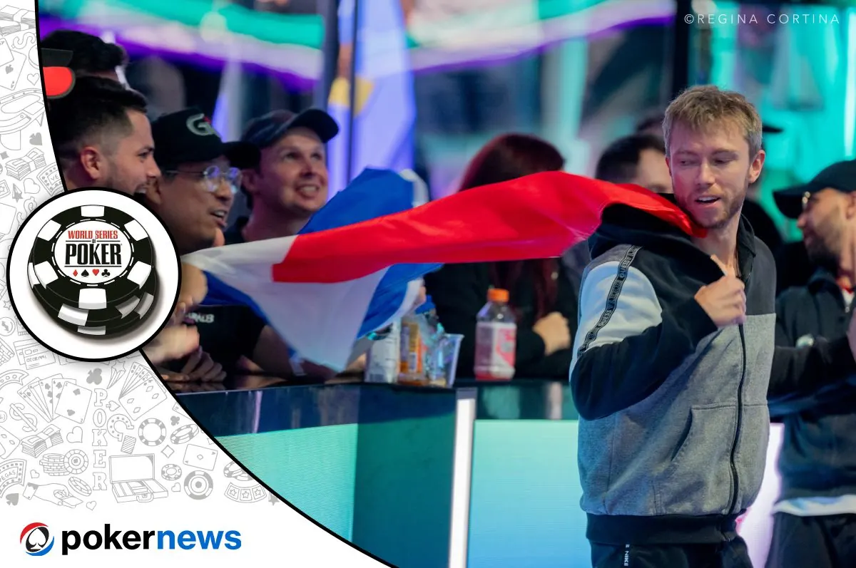 Gracze przy stole finałowym turnieju pokerowego World Series of Poker