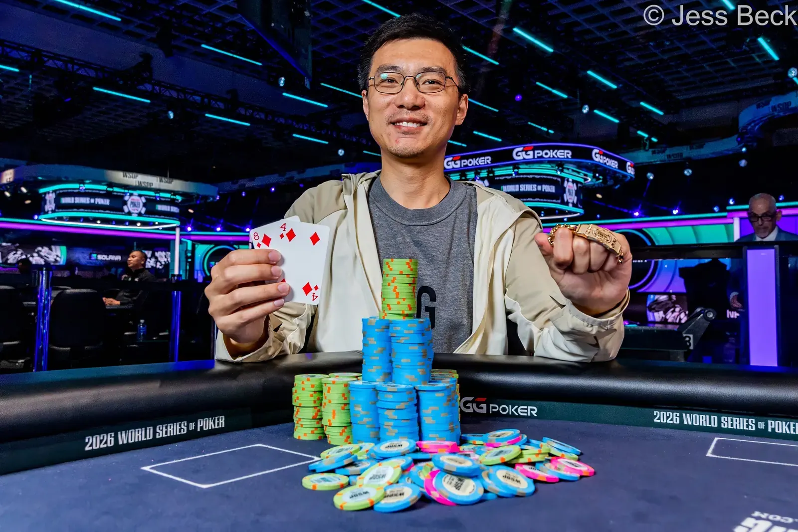 Zixuan Liu z bransoletką WSOP po zwycięstwie w evencie $1 000 No-Limit Hold’em w Las Vegas