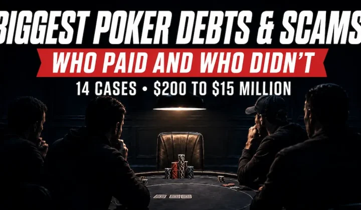 Największe długi i afery w pokerze: od zniknięcia $15 mln po sprawy sądowe