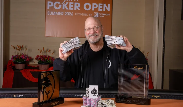 Derek Childress wygrał 170 610 dolarów w Borgata Summer Poker Open po starciu z polem 2 390 wpisowych
