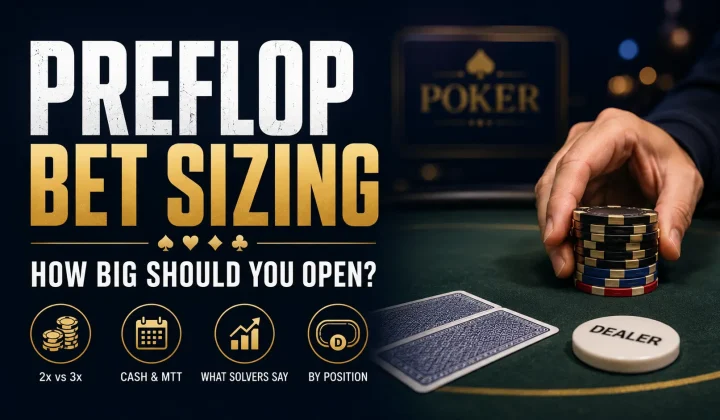 Jak dobrać wielkość otwarcia preflop w pokerze? Poradnik dla graczy