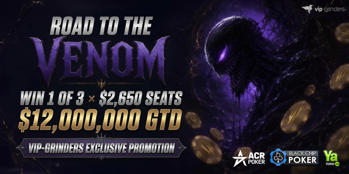 Szansa na wielką wygraną: Droga do The Venom z pulą 12 milionów dolarów na ACR Poker