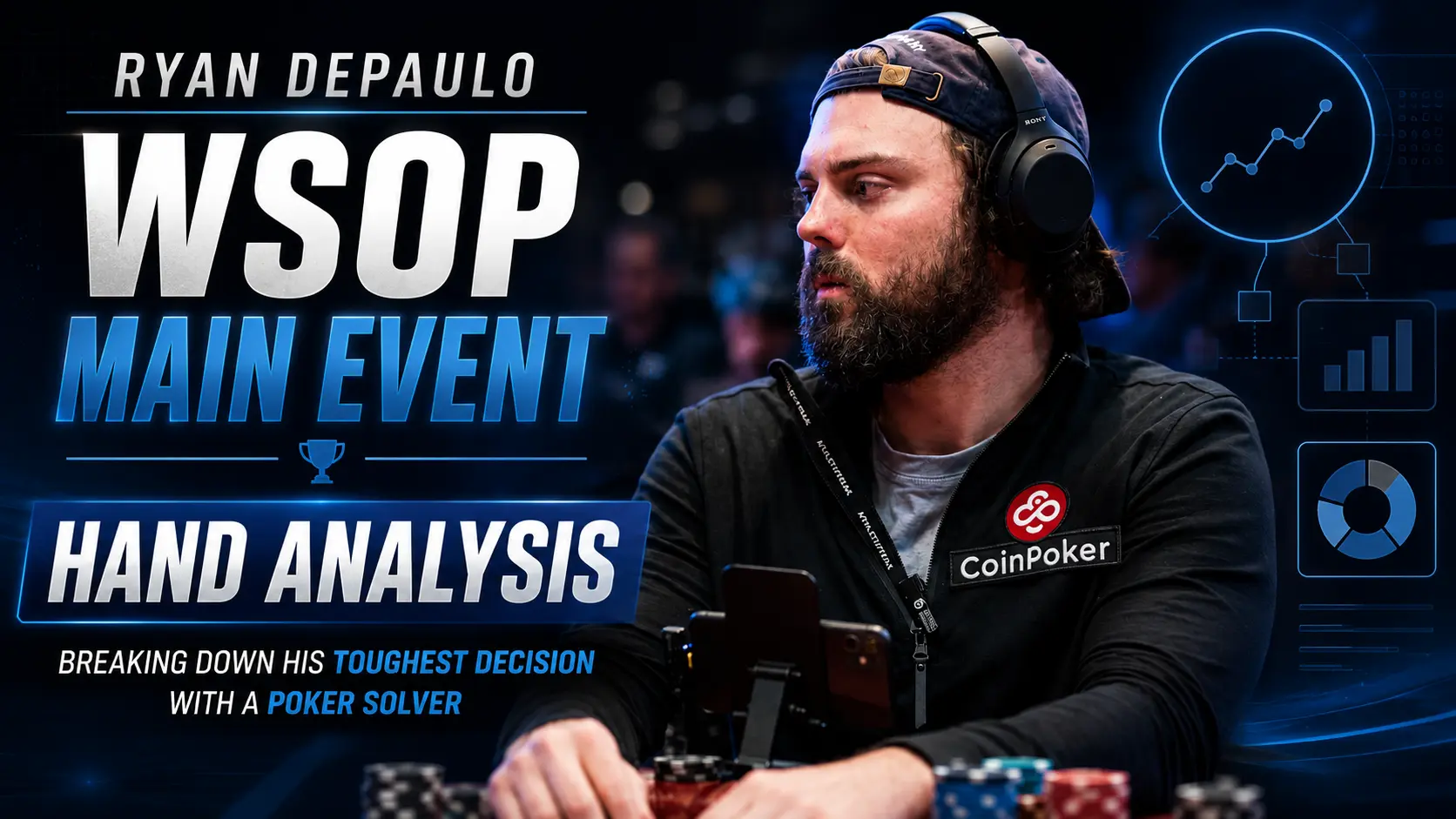 Ryan Depaulo przy stole finałowym WSOP Main Event
