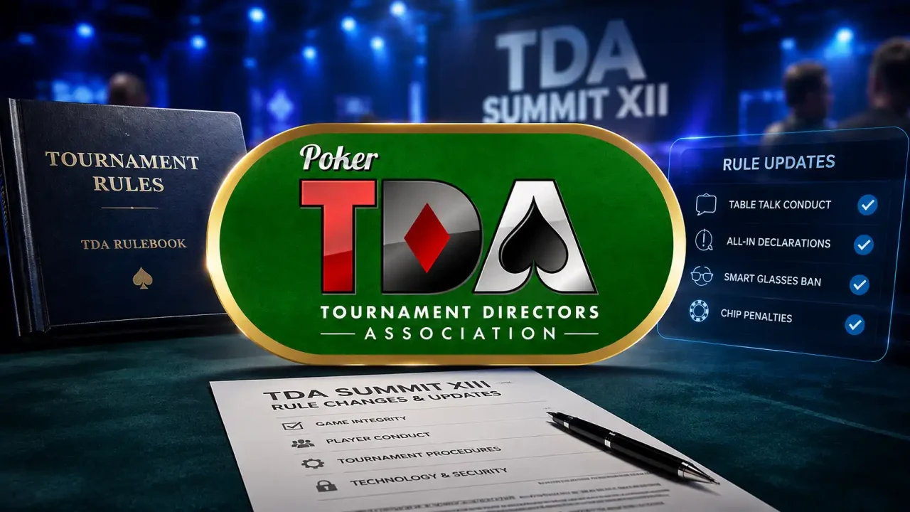 TDA Summit XII w Las Vegas: Kluczowe zmiany w zasadach turniejów pokerowych