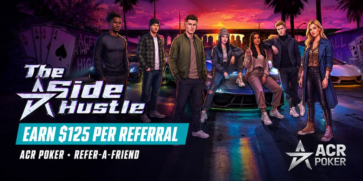 ACR Poker wprowadza program poleceń „The Side Hustle”